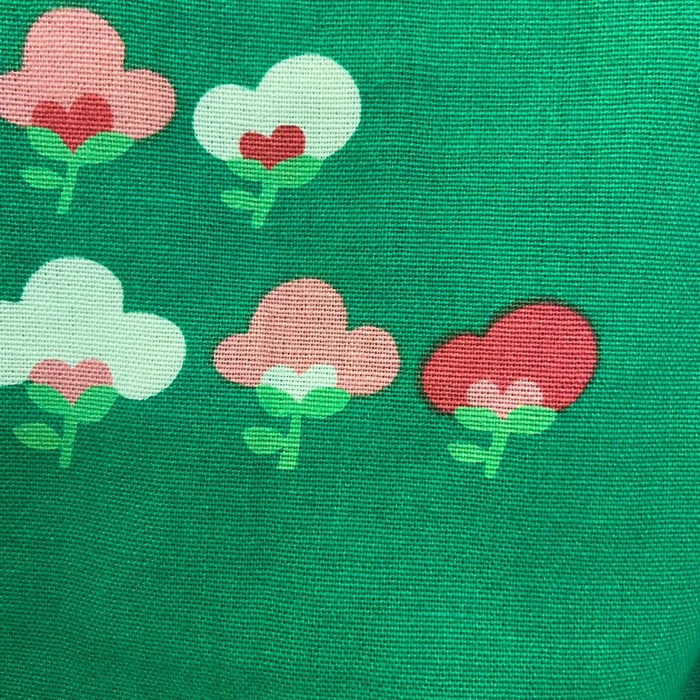 Vintage Green Floral Talbots dress - Picture 4 of 11